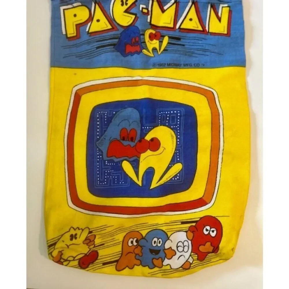 Vintage Pac-Man Bag 1982‎ Midway MFG. CO.